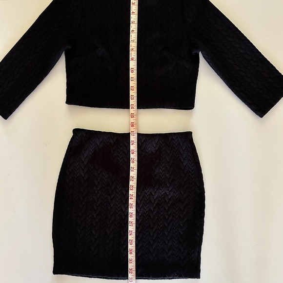 Silence + Noise, Knit Top and Skirt. Black cable knit. Skirt set. NWT - Picture 8 of 12